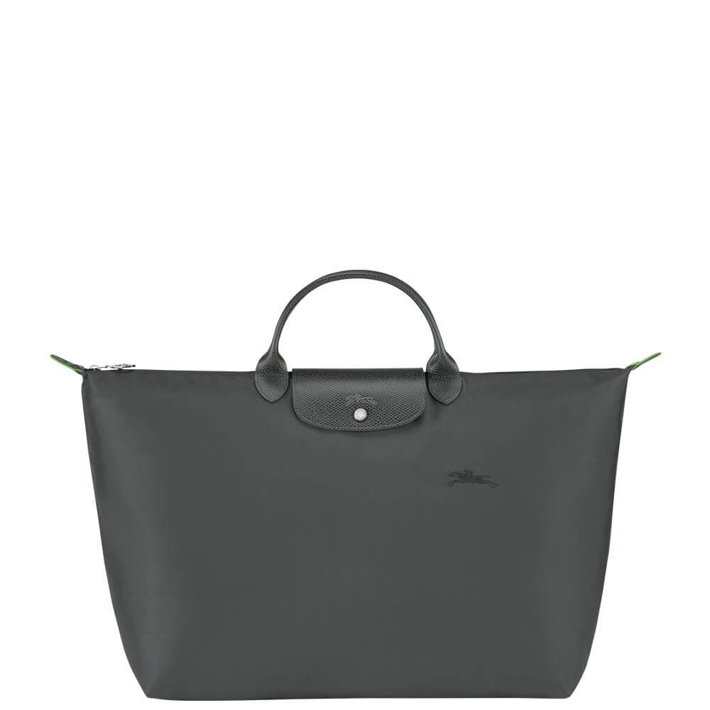 Longchamp Le Pliage Green Graphite Travel Bag L